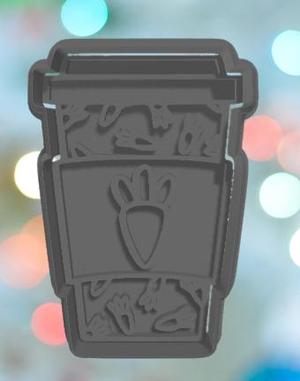 Carrot Latte Cookie Cutter