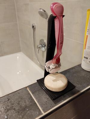 Soap and Shaver holder for Shower