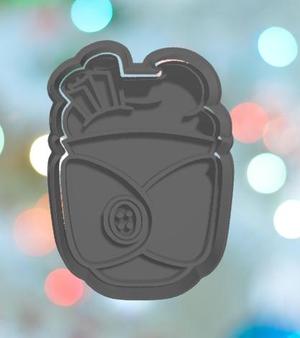 Cozy Cinnamon Latte Cookie Cutter