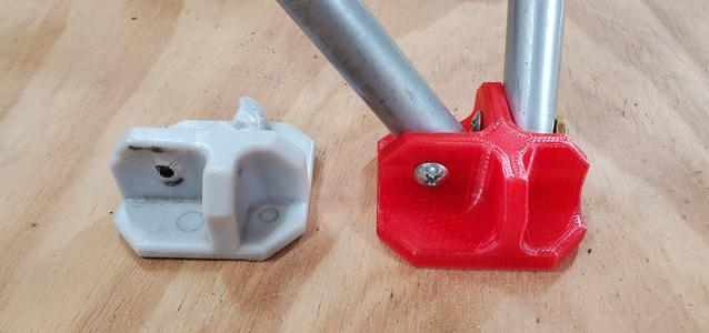 Pied chaise de camping