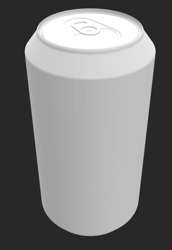 Plain beverage can