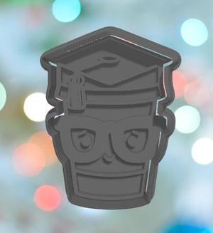 Graduation Latte Cookie Cutter
