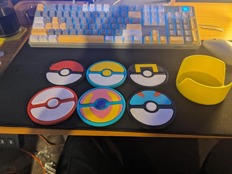 poke coasters for non multicolor printers
