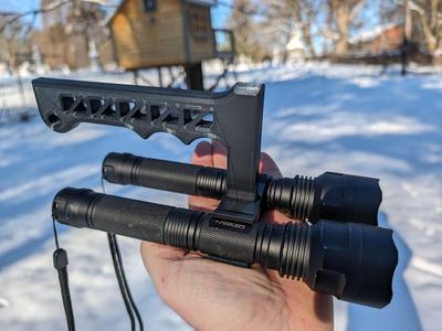 Convoy C8 (or similar)  Dual Flashlight Holder