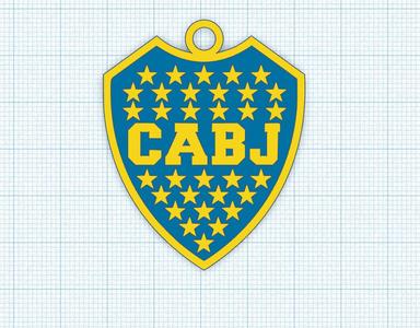 Key ring Boca Juniors-stl