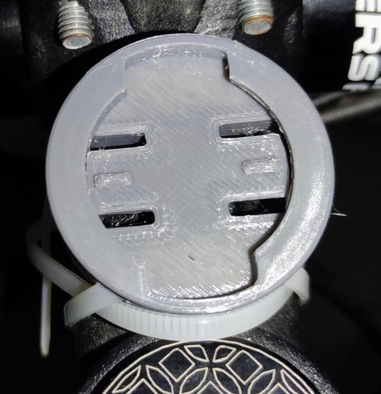 Garmin mount for hexagon handlebar