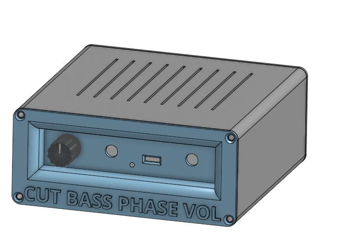 boitier pour filtre passe bas 2.1 (subwoofer pre-amp)