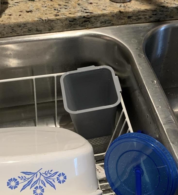 Silverware Holder for Dish Drying Rack