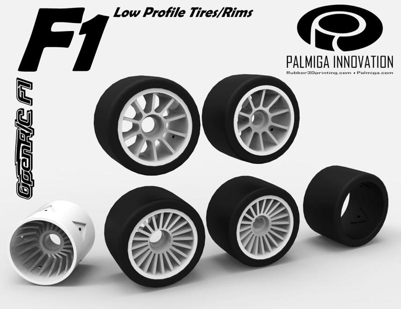 Low Profile Tires/Rims for OpenR/C F1 car