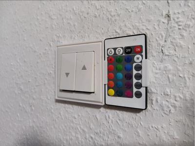 Rgb remote holder (light switch mount)