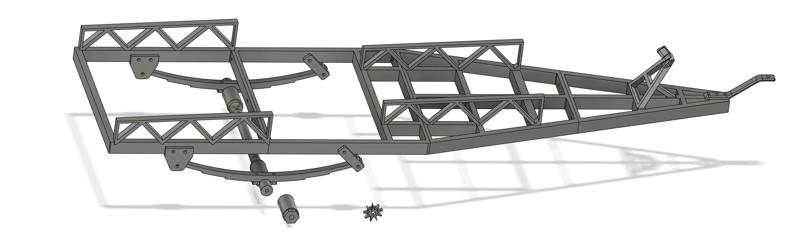 Float on top trailer