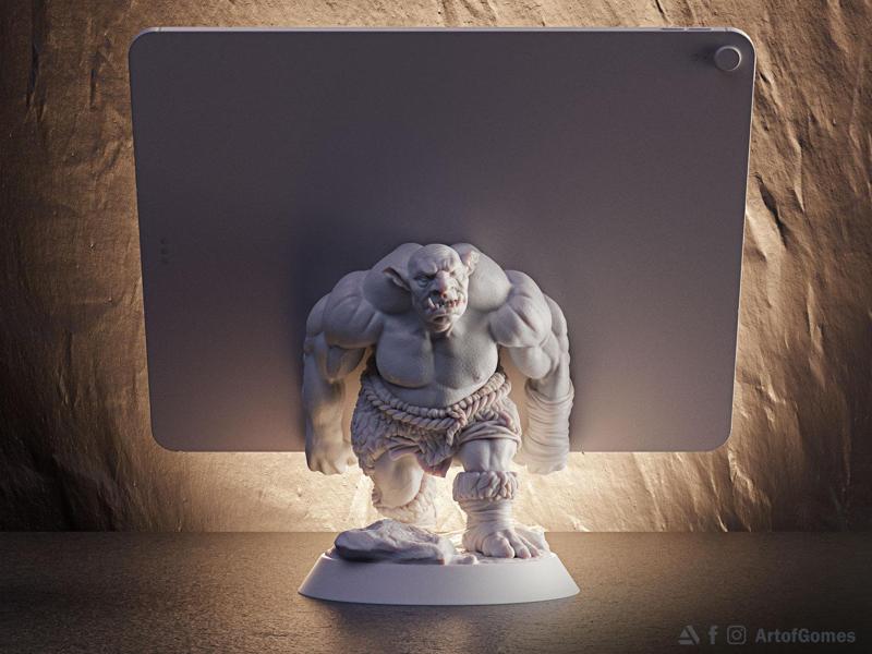 Troll Tablet Support Free STL