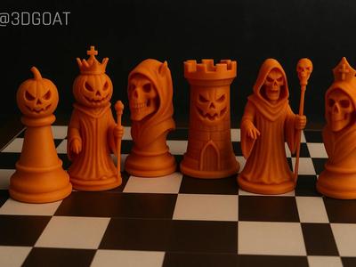Halloween Horror Chess Set