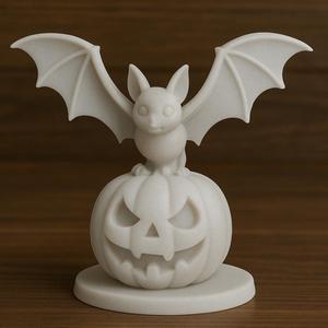 Halloween Pumpkin Bat