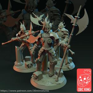 Undead Heavy Infantry Halberd Presuported