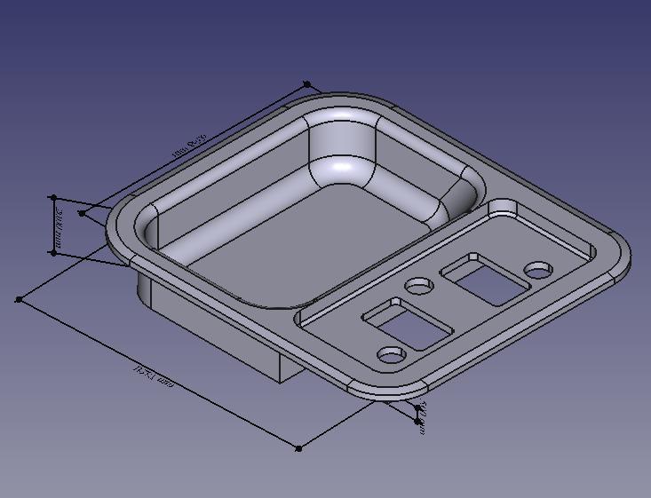 early bronco 68-77 interior door handle cup