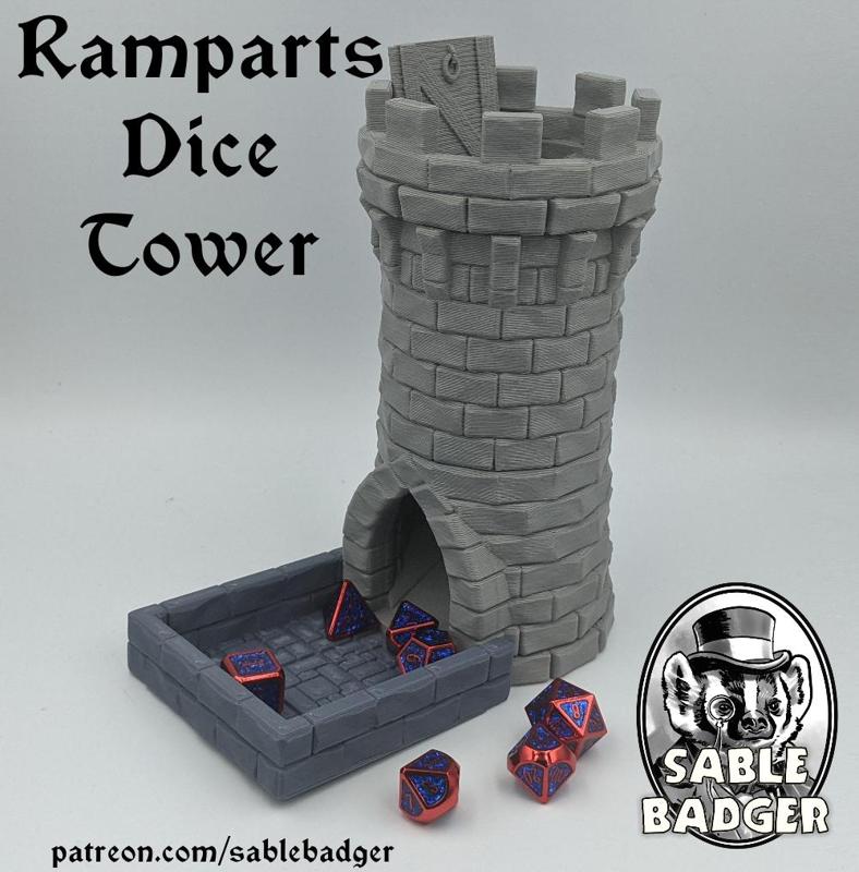 Tilestone Ramparts Dice Tower