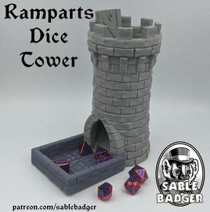 Tilestone Ramparts Dice Tower