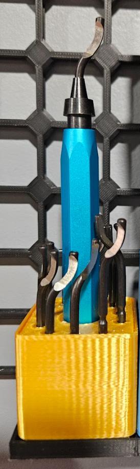 Simple Deburring tool Gridfinity holder