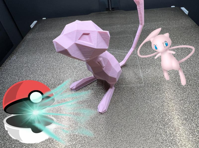 Low Poly Mew - Pokemon 151