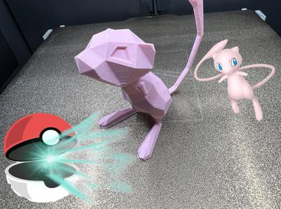 Low Poly Mew - Pokemon 151