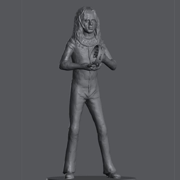 Peter Gabriel inspired sculpture.