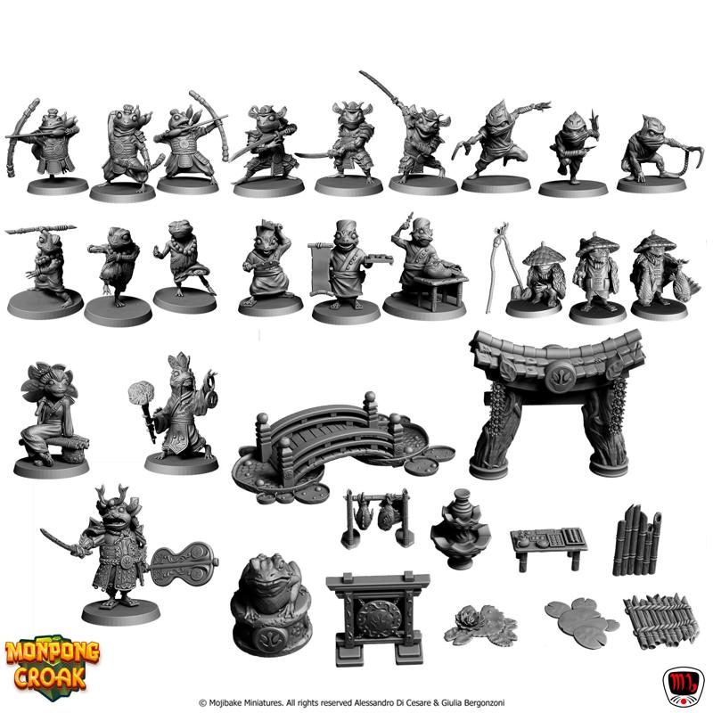 Monpong Croak Complete set ( pre-supported)