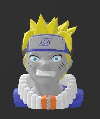 Suporte Alexa Echo Dot 4a e 5a Geração Naruto Versão 2