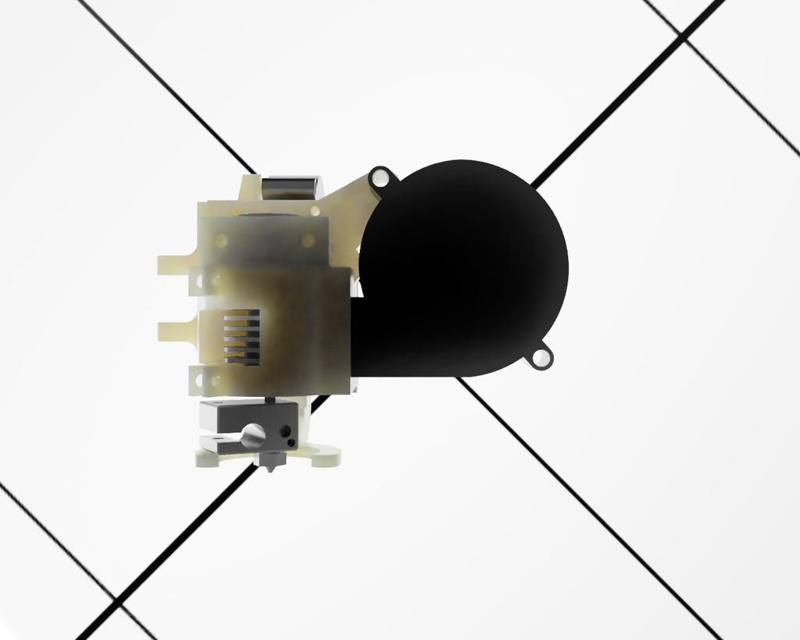 E3D V6 X Carriage Mount W/ 2XDuct Fans