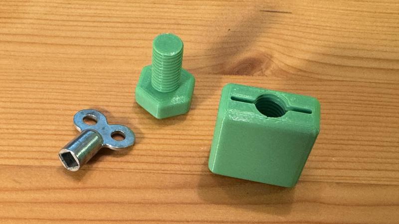 Heater deaerator handle