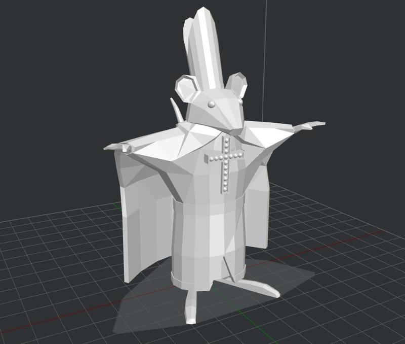 Dorime Mouse (low poly)