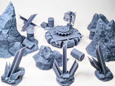 Print n' Roll: Rising Tides (Texture Roller and Terrain Set)