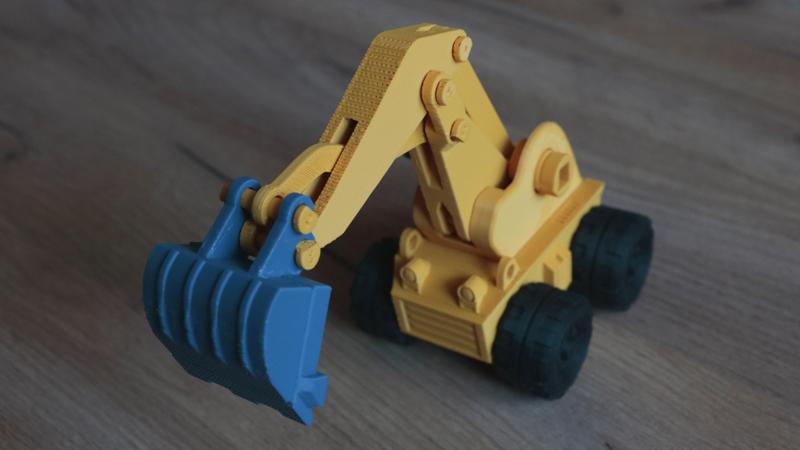 Excavator automata 多連桿挖土機