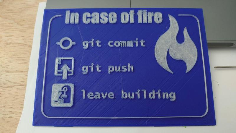 In case of fire