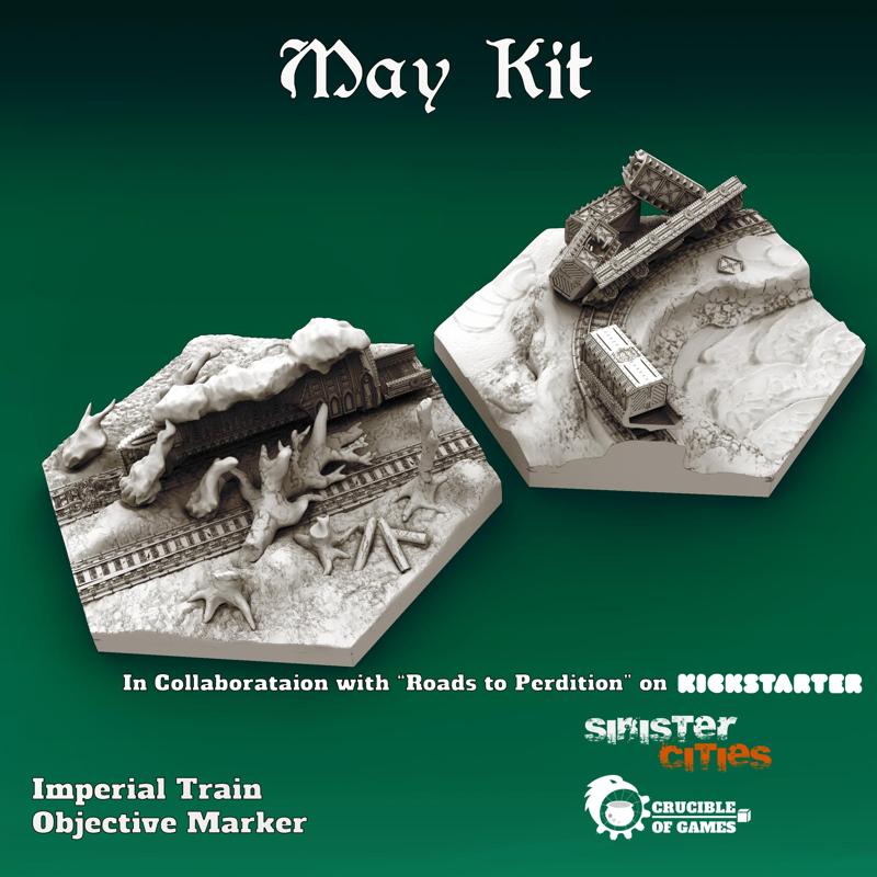 Imperial Train objective Marker set