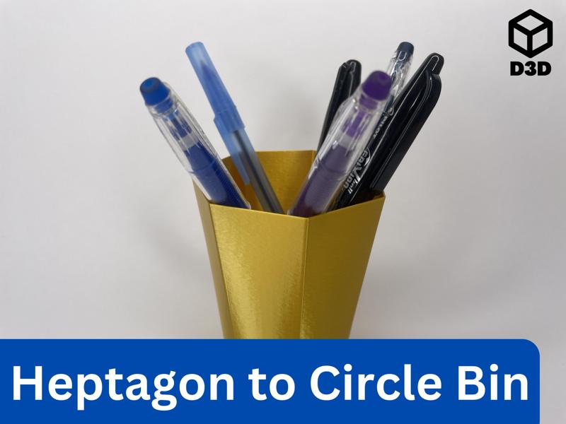 Heptagon to Circle Bin