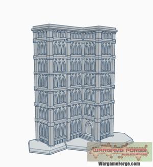 Gothic Building 45 with Hex Base GHB045