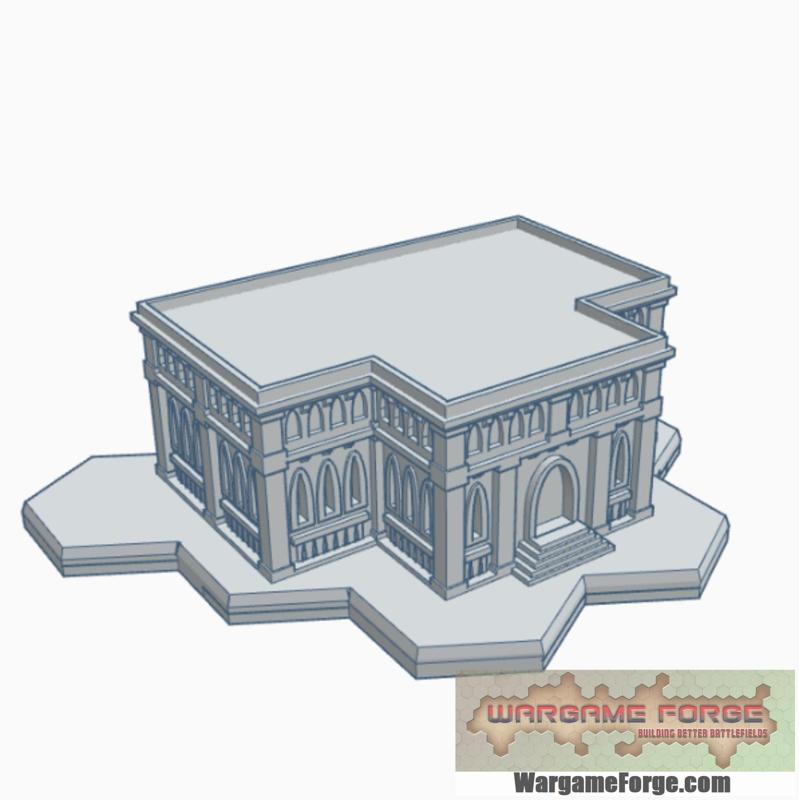 Gothic Building 60 with Hex Base GHB060