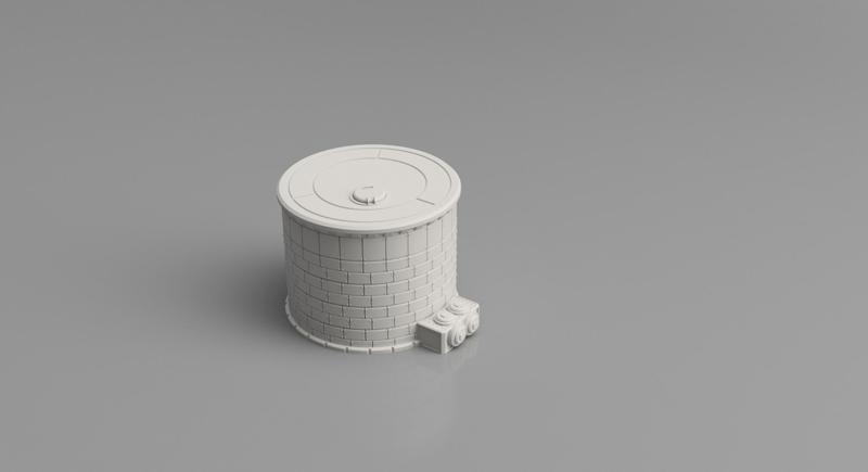 Modular Pipes System - Large Chemical Vat