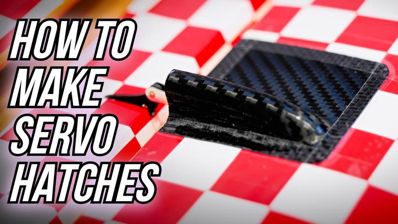 How To Make Servo Hatches for RC Glider And RC Airplane