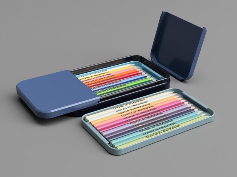 Box for Crayons and Pencils
