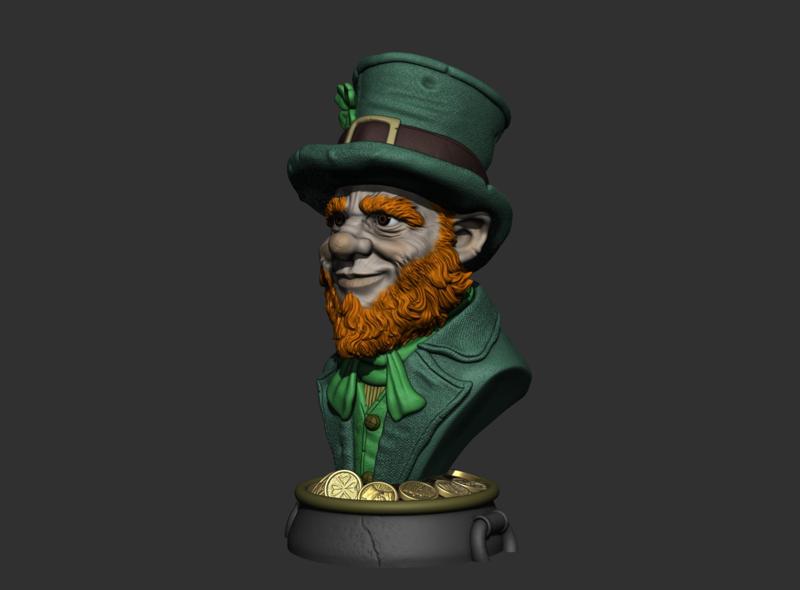 Leprechaun bust