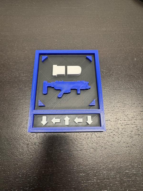 Helldivers 2 Grenade Launcher Plaque