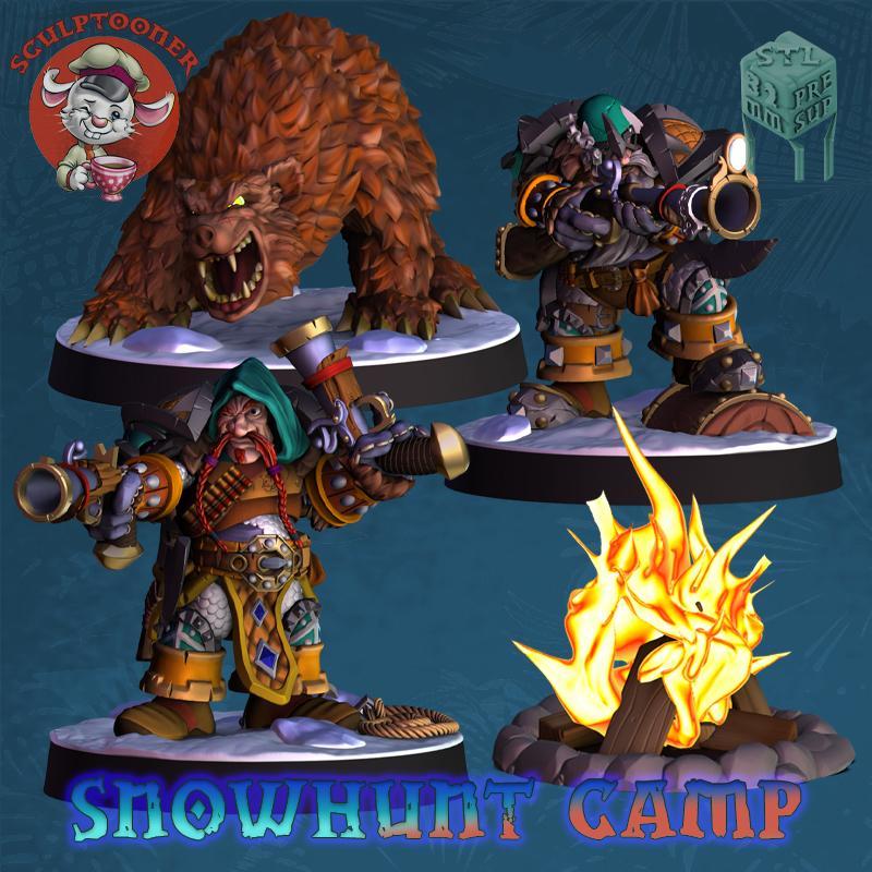 Snowhunt camp-dwarf-squad-camp