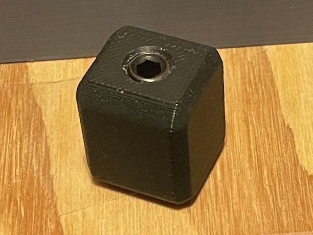 Pastamatic adjustable leadscrew pin