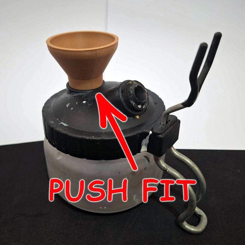 Funnel For Airbrush Holder / Cleaning Pot