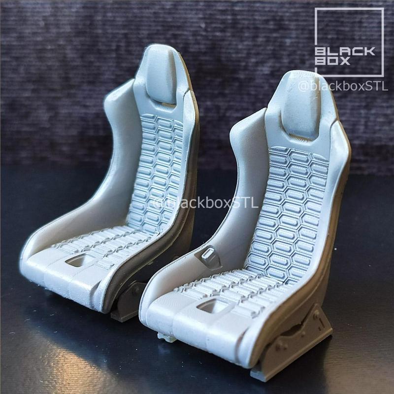 SPORT SEAT BB01 FOR DIECAST AND MODELKITS 1-24th