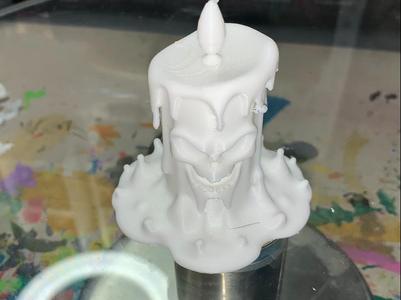 Halloween Skull Candle 2
