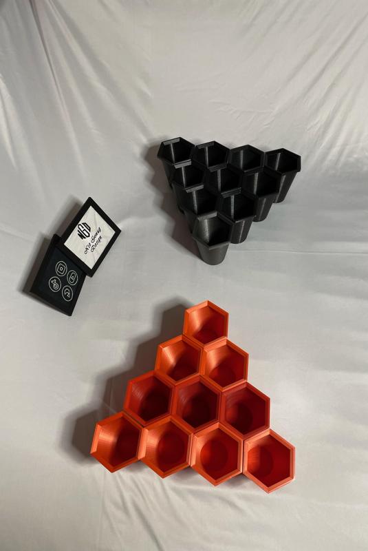 Beerpong Cup Honeycomb Style
