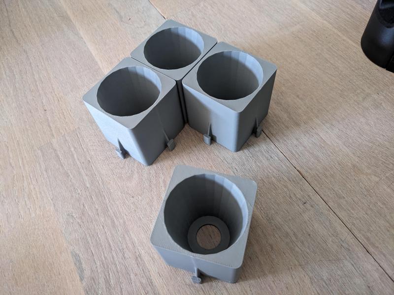Modular Midsized Seed starter pots